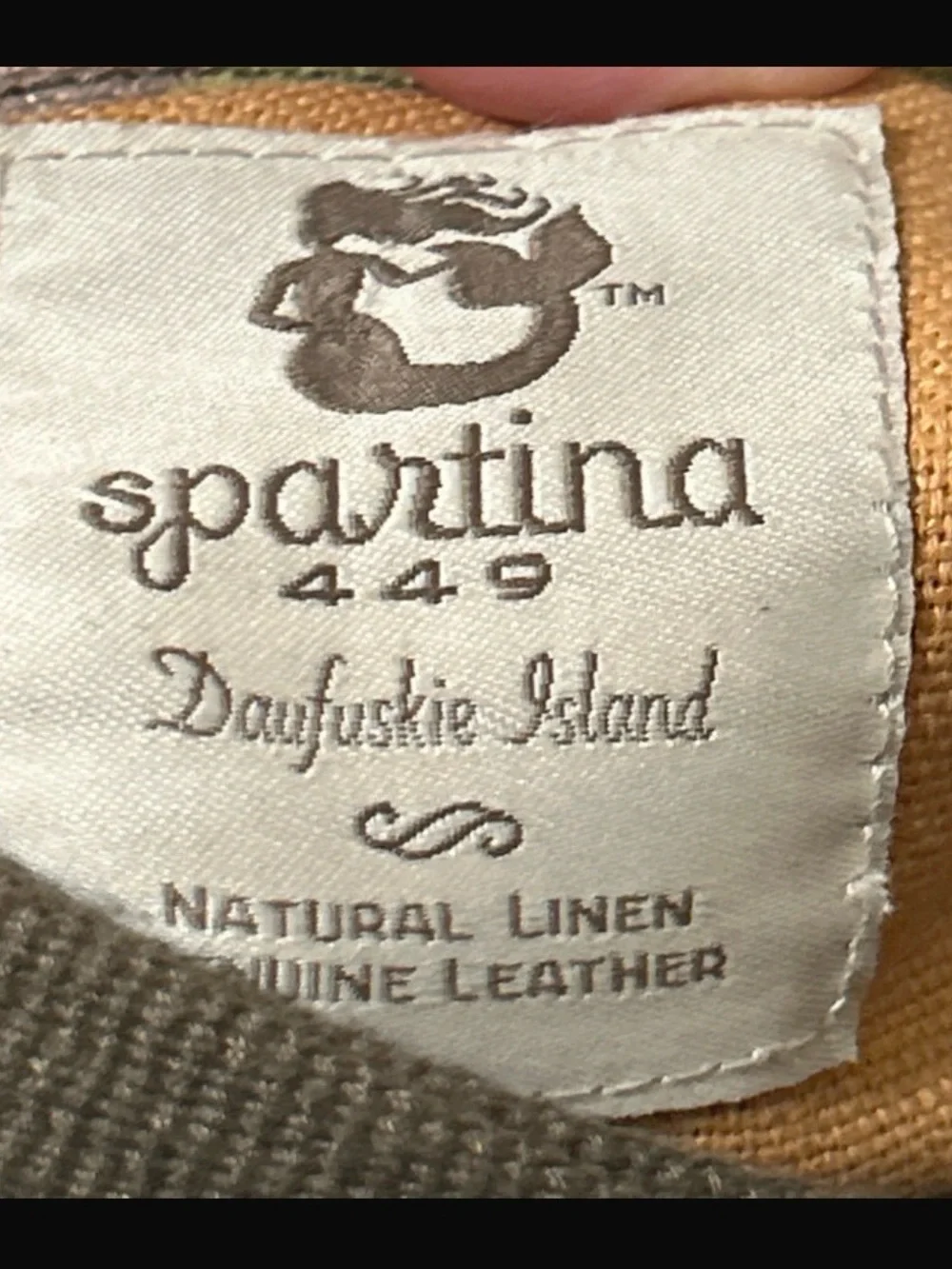 Spartina 449 Floral Canvas Satchel — Gray, Purple, Yellow, Green